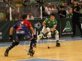 Acción de Nil Cervera durante el segundo partido de la final de la OK Liga