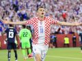 Croacia toma aire con un gol de Budimir y elimina a Panamá (0-1) Budimir celebra su gol ante Panamá