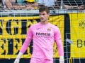 Diego Conde durante un partido con el Villarreal
