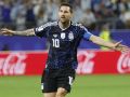 Argentina gana y Messi agranda su leyenda con otro gol (1-3) Messi celebra su tanto ante Jordania