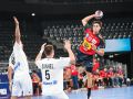 Xoán Fernández durante el Europeo