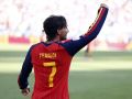 Ferrán Torres, celebrando el gol ante Argentina