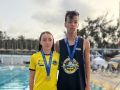 Silvia Ortiz y Guille Simón, en el Campeonato de España infantil