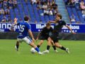 Mario Soriano y Amatucci disputan el balón en el Oviedo-DeportivoCon 1,68 bastaAntonio Hidalgo probó en el Tartiere un centro del campo con los bajitos Mario Soriano y Lorenzo Amatucci, una pareja con una estatura inferior a 1,70 metros