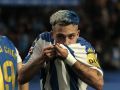 El centenario camino de David Mella David Mella celebra uno de sus goles ante el Huesca en Riazor