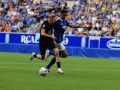 Jonathan Asp Jensen en el Oviedo-Deportivo de pretemporada