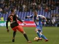 Luisinho y Rubén Vezo, durante el último Deportivo-Valencia en Riazor, el 13 de enero de 2018
