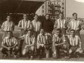 Formación del Deportivo en el partido de la temporada 1946-47 ante el Barcelona (3-2) en el estadio de Riazor