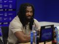 Adama Traoré en su presentación con el Deportivo
