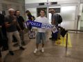Marc Casadó y Jose María Giménez ya están en A Coruña listos para ponerse a las órdenes de Hidalgo Marc Casadó en su llegada a Alvedro