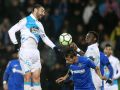 Adrián López, en el último encuentro entre el Dépor y el Getafe en el Coliseum