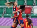 Marisa celebra uno de sus goles en el Mundial sub-20