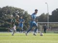 Álex Ramos, atacante del Arteixo, en el debut liguero frente al Racing Villalbés