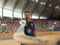 Franco Platero: "Me fui con un título y he vuelto para ganar más" Franco Platero, en el Palacio de los Deportes de Riazor