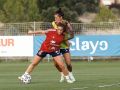 Tere Abelleira en su primera convocatoria con la selección española