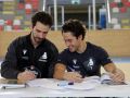 Nuno Paiva y Jacobo Copa, jugadores del Liceo que estudian junto un ciclo superior