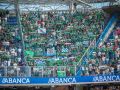 La afición del Racing de Ferrol en Riazor en la temporada 2024-25
