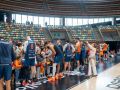 Así fue el entrenamiento a puertas abiertas del Básquet Coruña