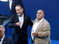 Juan carlos escotet y José Santiso en el evento del Dépor Training Center