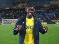 Dawda Camara, de villano a héroe en solo 18 días Dawda Camara festeja el triunfo del Cádiz ante el Castellón