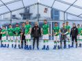 La plantilla del Liceo en la pista de hielo