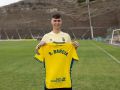 Sergio Barcia, posando con la camiseta de la UD Las Palmas
