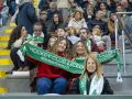 Aficionados del Liceo en las gradas del Palacio en el partido del sábado contra el Cerdanyola