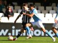 Diego Gómez, jugador del Deportivo cedido al Cartagena, durante un partido con el Efesé