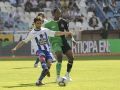 Antonio Tomás, el 11 de abril de 2010, durante el cuarto de los cinco duelos con el Racing que protagonizó como deportivista