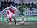 Dani Carnota, delantero del Paiosaco con pasado en el Victoria, durante la pasada jornada ante el Miño