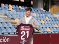 Diego Gómez, en su presentación este miércoles con el Pontevedra
