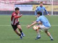 Rubo, extremo derecho del Arteixo, durante una acción del partido