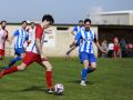 El Portazgo, durante el partido que ganó al Suevos en el campo de Os Ríos