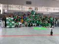 Los jugadores del Liceo celebran la Copa del Rey