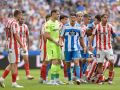 Rubén Yáñez en el Deportivo-Sporting de la primera vuelta