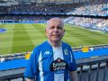 Mi vida en blanquiazul | Juan Barrán: “El día del penalti de Djukic fue el único que lloré en un estadio” Juan Barrán, en Riazor