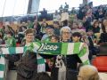 Unos 1.500 aficionados estuvieron presentes en el triunfo del conjunto verde para seguir líderes
