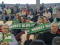 Unos 1.500 aficionados estuvieron presentes en el triunfo del conjunto verde para seguir líderes