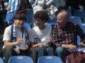 Más de 5.000 personas asistieron al estadio herculino para ver al filial blanquiazul