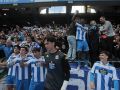 Estos son los 31 jugadores del Fabril que ya forman parte de la historia Los jugadores del Fabril celebran con la afición el triunfo ante la UD Ourense