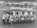 Los siete protagonistas de la mítica final entre Real Sociedad y Atlético en 1987 que luego fueron deportivistas Once de la Real Sociedad en la final de 1987. De izquierda a derecha y de arriba a abajo: Arconada, Górriz, Gajate, López Rekarte, Larrañaga, Sagarzazu, Dadie, Bakero, Begiristain, Zamora y López Ufarte