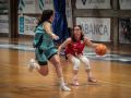 Nevena Dimitrijevic protege el balón ante la defensa de León