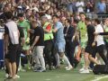 Andrada, tras su expulsión en El Alcoraz