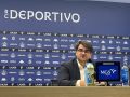 Massimo Benassi: "Aceptamos el error del árbitro, pero no vamos aceptar el error del VAR" Massimo Benassi, compareciendo tras el Deportivo-Leganés