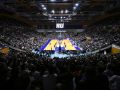 Imagen panorámica del Multiusos Fontes do Sar durante el derbi entre Obradoiro y Básquet Coruña el pasado 28 de diciembre