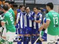 Los jugadores del Porto celebran un gol contra el Liceo