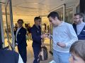 Llegada del Dépor a Cádiz