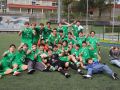 Los jugadores del Ural celebran el ascenso a División de Honor Juvenil
