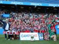 El Atlético San Pedro arrebata el trono al Victoria B en los penaltis (2-2) El Atlético San Pedro celebra el título con su afición