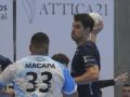 Macapá defiende a Álex Chan en el partido entre OAR y Sinfín
